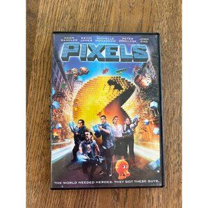 Pixels DVD 2015 Action Comedy Movie Adam Sandler Kevin James Pre-Owned